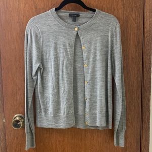 Grey J. Crew Cardigan